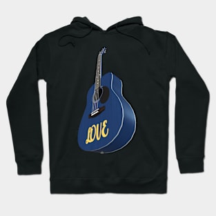 Blue Guitar – Music be the food of love Hoodie